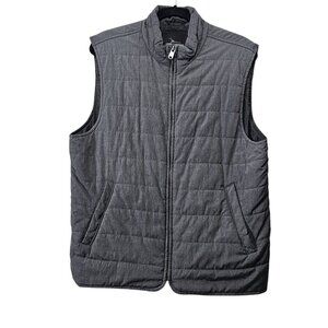 Marc Anthony Modern-Fit Lightweight Quilted Gray Puffer Vest